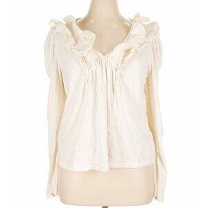 EUC Anthropologie Ruffle Top